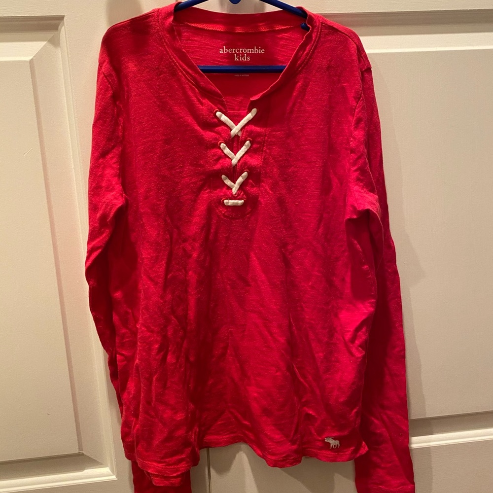 Abercrombie Kids girls’ pink top. Size 11/12.